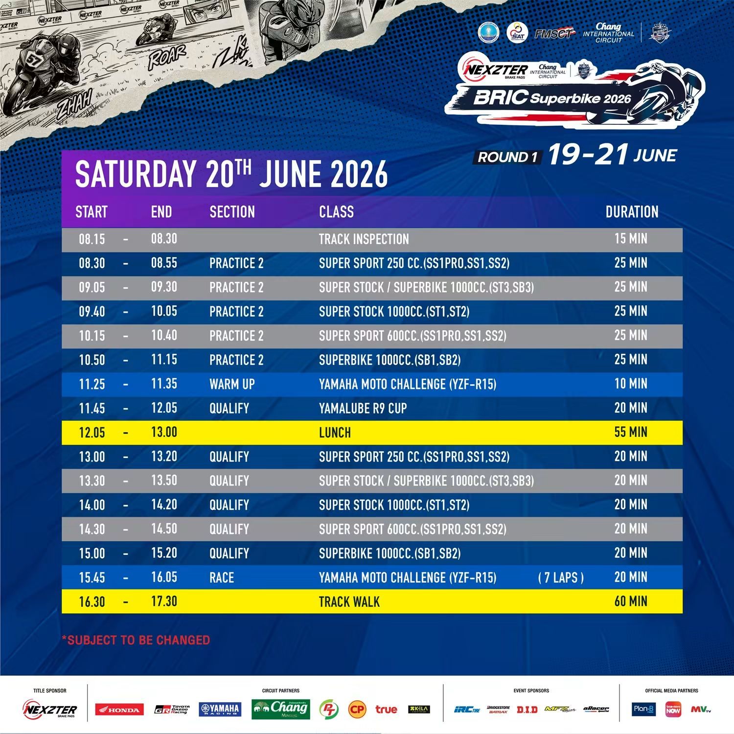 NEXZTER BRICSUPERBIKE 2026